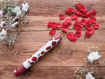 Picture of CONFETTI CANNON WITH ROSE PETALS RED DEEP RED 40CM